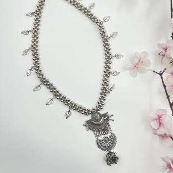 Oxidized silver kamarpatta waistbelt for women - elegant & stylish belly chain for weddings, other occasions - stunning 3