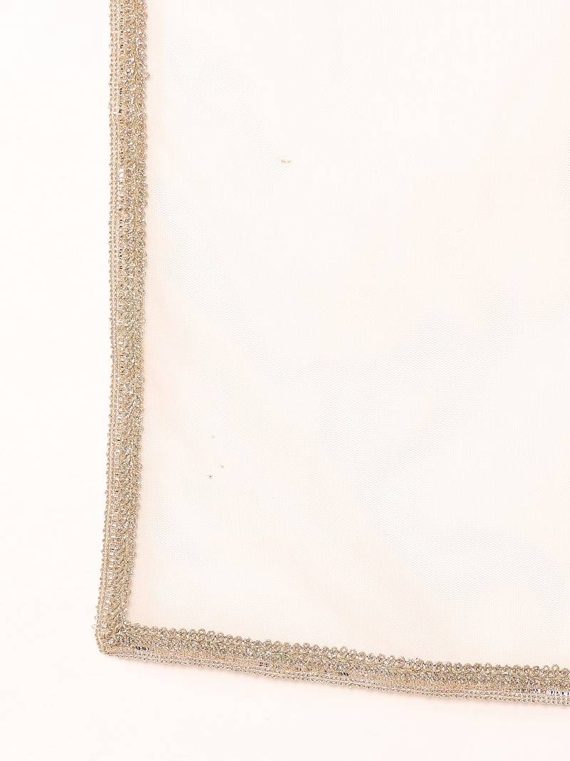 Ethnovog Ready To Wear Wine Embroidered Chinon Straight Suit