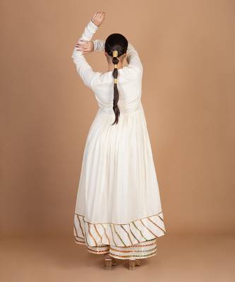 Cream angrakha sharara set 4