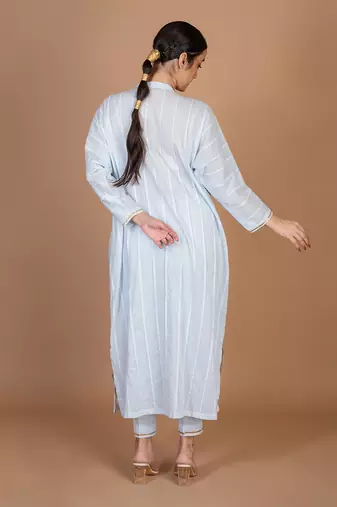 Blue gota kurta set