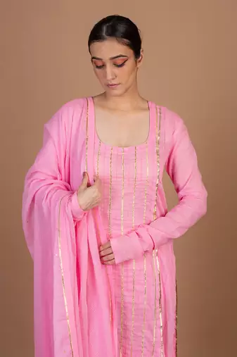 Pink gharara set