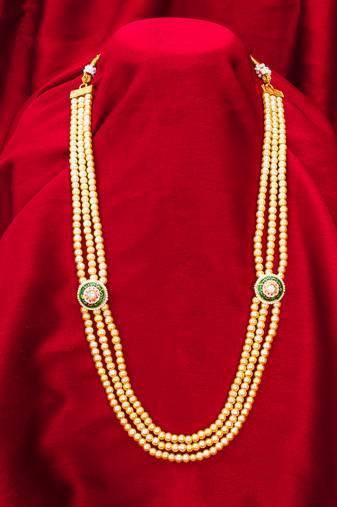 Latest multi layer multicolor moti mala