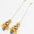 Latest multicolor choker necklace set with pair of earrings