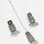 Latest trendy silver plated oxidised temple jewellery set