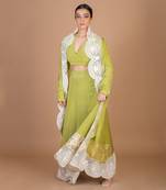 Green Lehenga Set