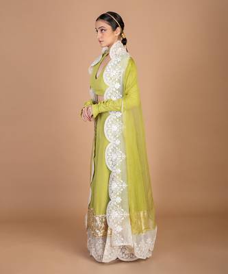 Green Lehenga Set 3