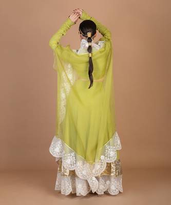Green Lehenga Set 4