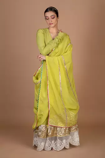 Green Lehenga Set