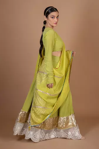 Green Lehenga Set