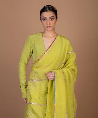 Green Lehenga Set 4