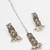 Latest trendy oxidised necklace set with pair of earrings & mangtikka