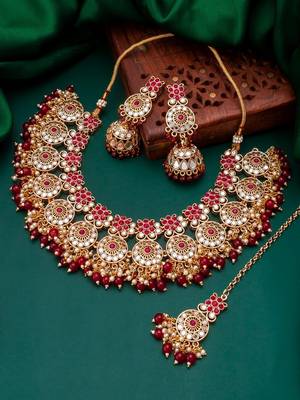Multicolor beaded jewellery necklace-sets 1