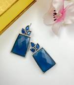 German silver attractive handmade floral designed beautiful traditional stud earrings for jewelry For Women