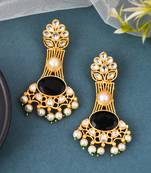 Long chandbali earrings