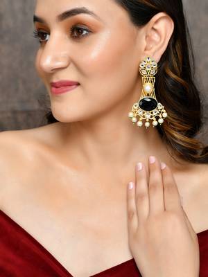 Long chandbali earrings 2