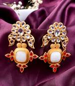 Small kundan earrings