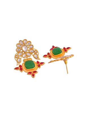 Kundan drop earrings 4