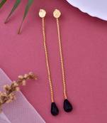 Designer long chain danglers for women