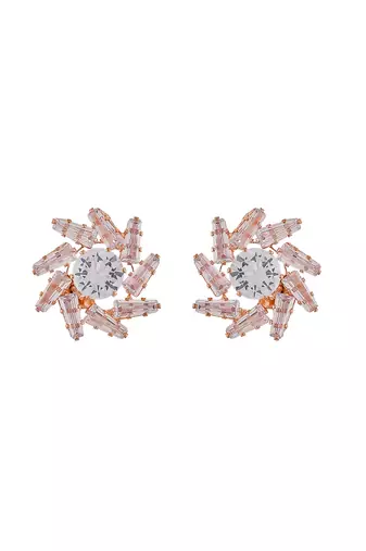 American diamond cz  western stud earrings