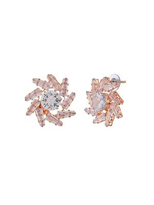 American diamond cz  western stud earrings 4