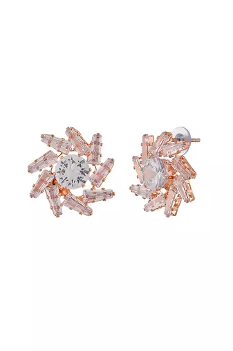 American diamond cz  western stud earrings