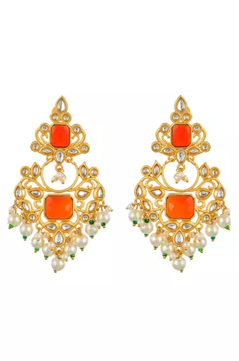 Ethnic chandbali earrings