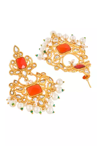 Ethnic chandbali earrings