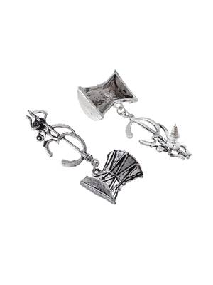 Shiva shakti damru trishul earrings for women 4