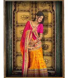 Riva Enterprise Women's Soft Pure Chiffon With Colourful Embroidery heavy lace Saree with blouse