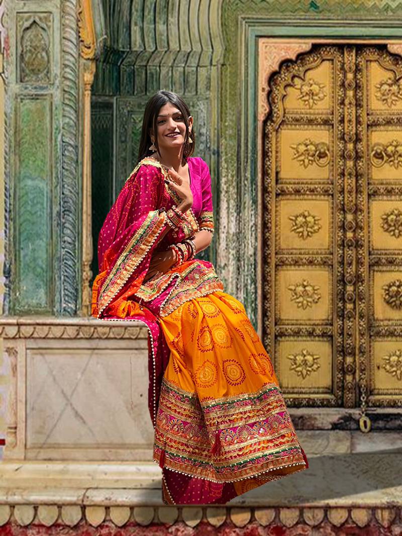 Riva Enterprise Women's Soft Pure Chiffon With Colourful Embroidery heavy lace Saree with blouse