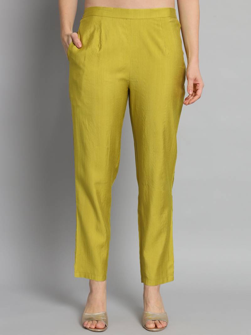  Lemon Gadhwal Viscose Fabric Printed work Straight cut Kurta  Pant and Dupatta Set