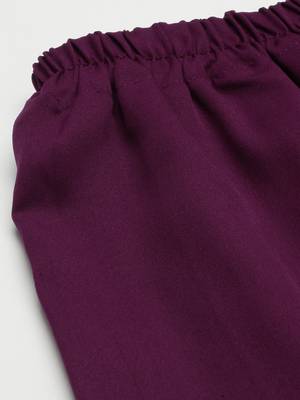 Purple chikankari embroidered unstitched dress material 4