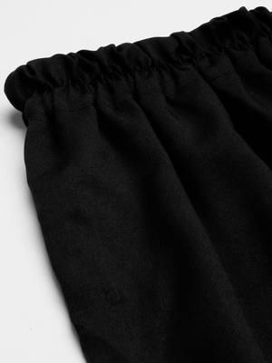 Black chikankari embroidered unstitched dress material 4