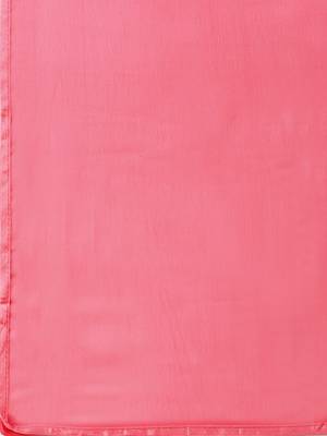 Pink chikankari embroidered unstitched dress material 3
