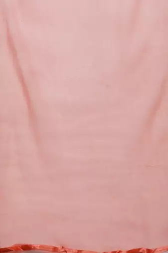 Peach chikankari embroidered unstitched dress material
