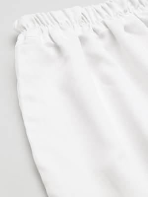 White chikankari embroidered unstitched dress material 4