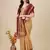 Cotton Silk Zari Border Beige Saree with Blouse Piece