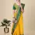 Villagius Cotton Silk Resham Woven Yellow Saree with Blouse Piece