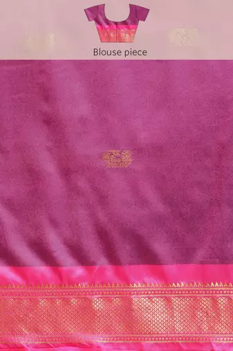 Silk Zari Woven Traditional Navy Blue Saree