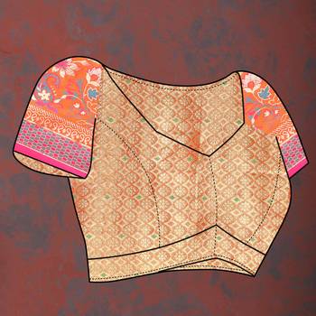 Women's latest design yellow color kanjivaram silk saree with blouse piece 4
