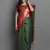 Green Woven Cotton Silk Dharmavaram Silk Blend Saree With Blouse