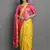 Yellow Woven Cotton Silk Dharmavaram Silk Blend Saree With Blouse