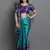 Turquoise Blue Cotton Silk Zari Woven Saree