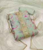 Pista Organza Dress Material With Inner