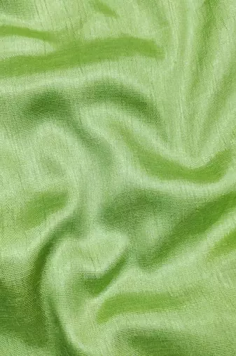 Green color banarasi unstitched dress material