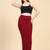 Trendmalls Maroon Solid Nylon Soft  Petticoat, Skirts for Women, Saree silhouette, Shape Wear Dress for Saree Shapewear