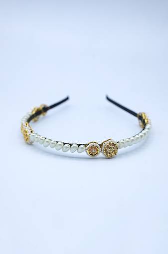 Pink Pearl Beaded Hairband