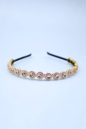 Pink Embellished Hairband