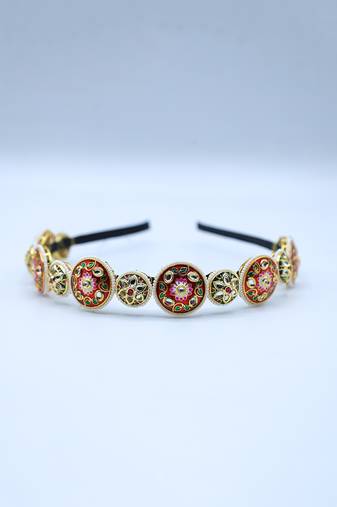 Red Embellished Hairband