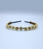 Brooch Embellished And Beaded Hairband